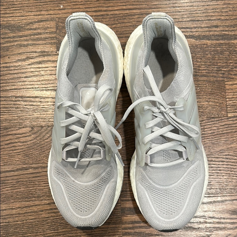 Adidas Light Gray Athletic Sneakers